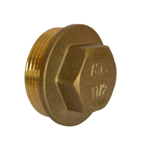 Plug Brass 1/2" Male BSPT