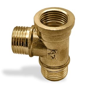 Tee Brass 1/2" Female x 1/2" Female x 1/2" Male