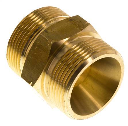 Nipple Brass 1" Male x 1" Male