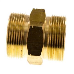 Nipple Brass 1 1/2" Male x 1 1/2" Male